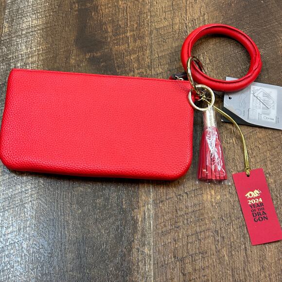 Nanette Lepore Karina Bracelet Wristlet/Organizer
Scarlet Red NWT - Picture 3 of 5